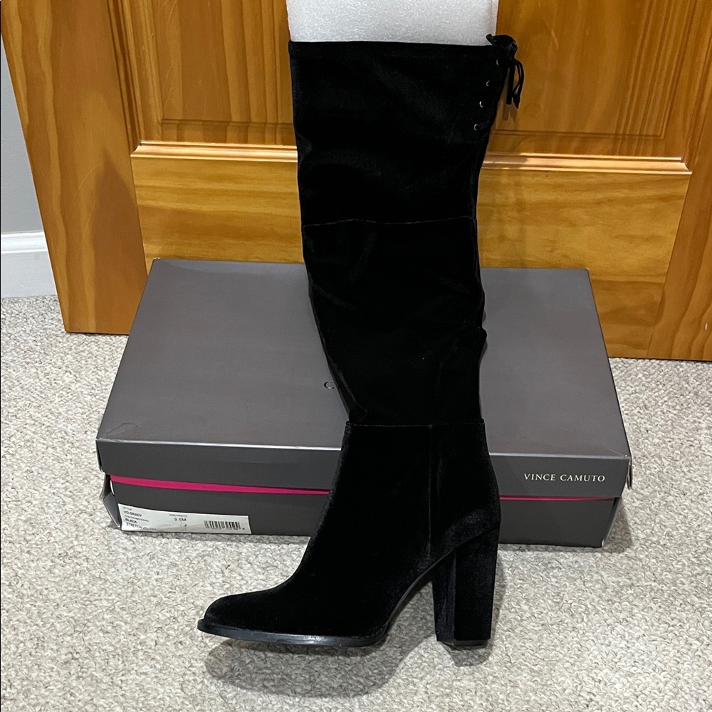 Vince Camuto Black Grady Over-the-knee Boots - Picture 9 of 10
